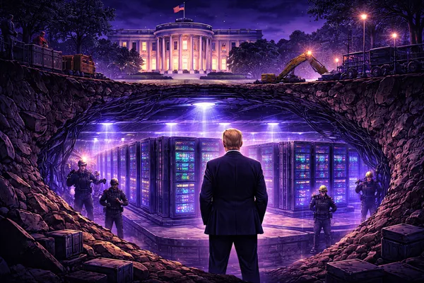 Baut Trump unter dem Weißen Haus ein Untergrund-Datacenter?